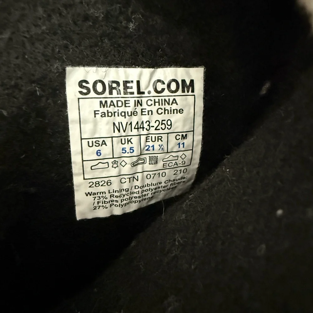 Sorel YOOT PAC TP Children's Waterproof Boot | Size 6